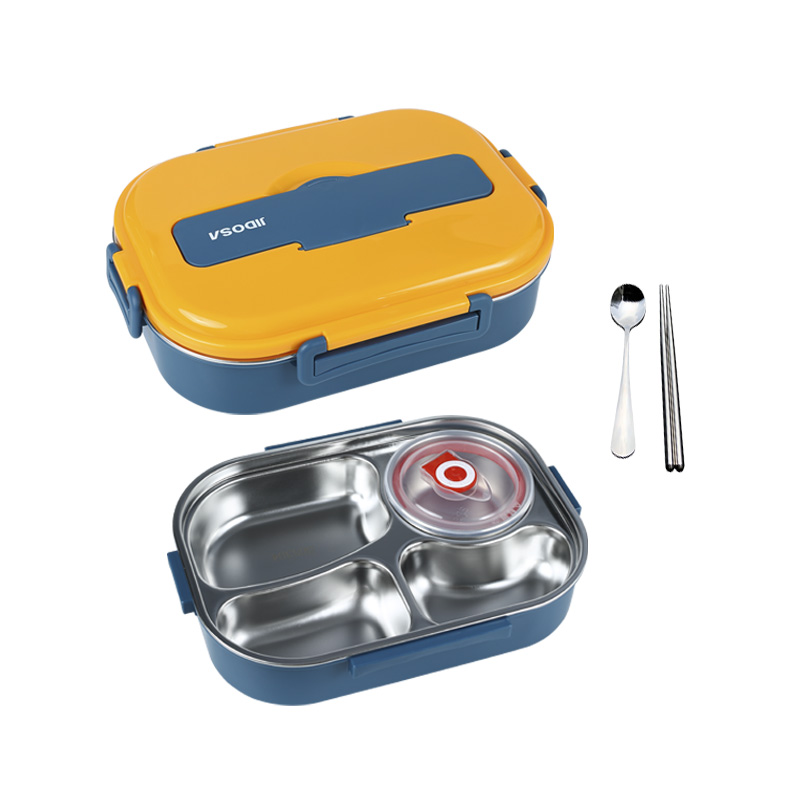 Hộp cơm giữ nhiệt văn phòng JIDOSA JD3850 chất liệu inox 304 - dung tích 1500ml